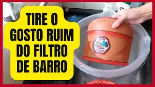 🎯Filtro de barro 👉O SEGREDO de acabar com GOSTO RUIM NA ÁGUA DO FILTRO DE BARRO👈 [upl. by Aya293]