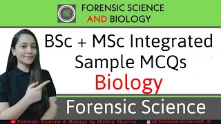 BSc  MSc Forensic Science Sample MCQs  NFAT 2023 [upl. by Robet894]