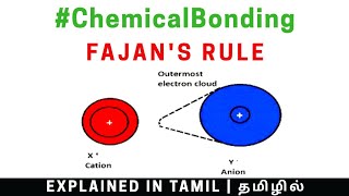 Fajans Rule  Chemical Bonding  Class 11 JEE NEET  Tamil  தமிழில் [upl. by Shaff637]