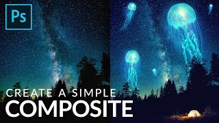 How to Create a Simple Composite in Photoshop [upl. by Watts]