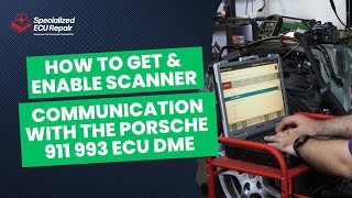 How to get amp enable scanner communication with the Porsche 911 993 ECU DME [upl. by Pengelly]