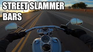 Street Slammer Bars  HarleyDavidson Low Rider FXLR [upl. by Frerichs]