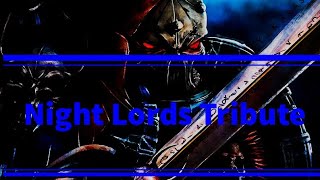 Warhammer 40k  Night Lords Tribute Powerwolf  Let There be Night [upl. by Bullivant]