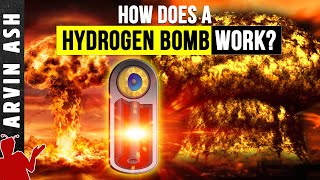 Nuclear Bomb How it Works in detail Atomic vs Hydrogen bomb Hbomb [upl. by Spearing]