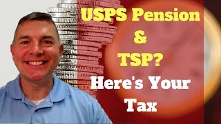 USPS Pension TSP amp Social Security How To Calculate Your Tax [upl. by Enuj]