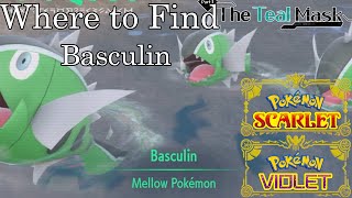 Pokemon Scarlet and Violet  Where to Find Basculin [upl. by Eissirhc]