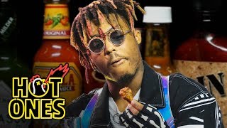 Juice WRLD Eats Spicy Wings LIVE  Hot Ones [upl. by Stubbs]