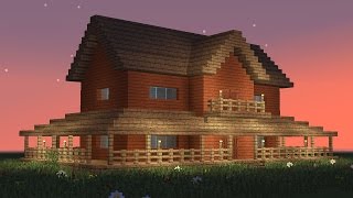 JAK ZBUDOWAĆ ŁADNY DOMEK W MINECRAFT TUTORIAL [upl. by Concettina]