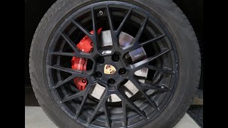 Macan Brake Replacement Front [upl. by Eojyllib971]