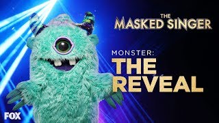 The Monster Is Revealed  Season 1 Ep 10  THE MASKED SINGER [upl. by Corliss]