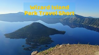 Wizard Island at Crater Lake National Park [upl. by Accire]