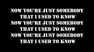 Gotye  Somebody That I Used To Know Lyrics feat Kimbra HD Quality [upl. by Sualkin]