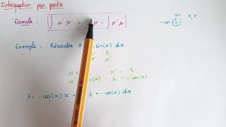 L’INTÉGRATION PAR PARTIES  Formule  Exemple  Maths Prépa Licence [upl. by Skier703]