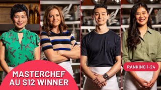 Winner MasterChef Australia Season 12 Ranking 124 [upl. by Mutua101]