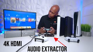 4k HDMI Audio Extractor With Optical and 35mm Outputs HDA912 [upl. by Anyel]