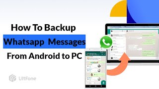 2023 Guide How to Transfer amp Backup WhatsApp on Android to PC [upl. by Yrtnej734]