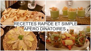 Apéro Dinatoires Simple et Rapide pour le Nouvel an ⎜Recettes [upl. by Ymaral]