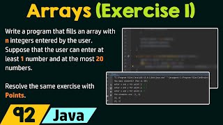 Arrays in Java Exercise 1 [upl. by Townsend611]