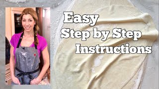 How to make Filo Pastry  BEGINNER STEP BY STEP GUIDE [upl. by Eahsed840]