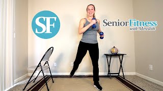 Senior Fitness  Beginner HIIT Workout For Seniors [upl. by Onaicnop693]