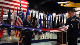 USAF Flag Folding Ceremony [upl. by Wilfred]