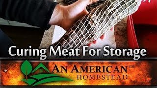 Curing Meat For Storage [upl. by Znarf898]