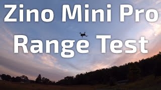 Hubsan Zino Mini Pro Range Test [upl. by Eidassac]