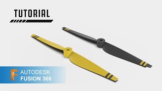 How to design a Propeller in Autodesk Fusion 360  Fan Blade design [upl. by Rosinski]