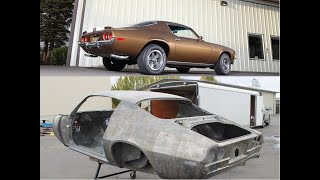 1970 Z28 Camaros one year restoration in 40 minutes MetalWorks step by step camaro stock build [upl. by Aneeuqal]