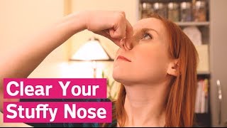 How To Clear A Stuffy Nose Instantly [upl. by Dowling656]