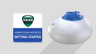 Vicks Warm Steam Vaporizer V150  Getting Started [upl. by Eednac768]