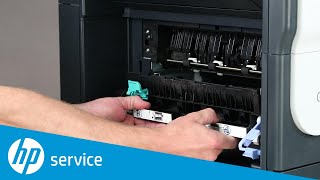 Replace the Fuser  HP LaserJet Enterprise 700 M712 Printer  HP Support [upl. by Neibart]