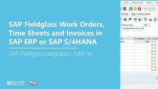 Demo  SAP Fieldglass Integration of work orders time sheets and invoices with SAP ERP  S4HANA [upl. by Laureen]