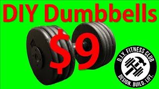 DIY Adjustable quotMulletquot Dumbbell System Flat Bottom  Poor Man’s IronMasters [upl. by Fast]