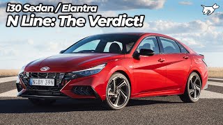 Hyundai i30 Sedan N Line Elantra 2021 review  Chasing Cars [upl. by Alexandrina289]