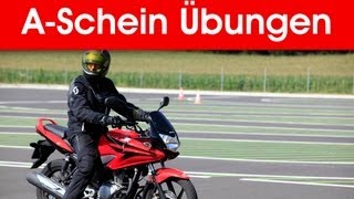 Praktische Übungen für Motorradführerschein [upl. by Ecirtap]