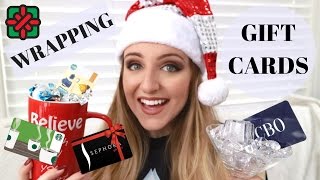 5 COOL WAYS TO WRAP GIFT CARDS [upl. by Onej]