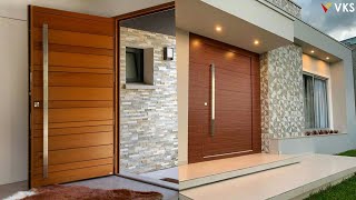 Modern Entrance Door Design  Wooden Door Design  Home Main Front Door  House Exterior Design [upl. by Atekal]