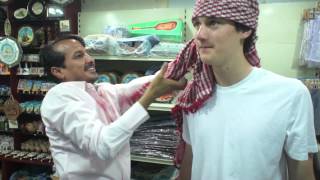 How to wear a keffiyeh [upl. by Enilrac]