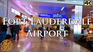 Fort Lauderdale Airport Hollywood International Airport FLL Florida Tour [upl. by Wehtam382]