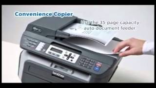 MFC7840W  Brother All in One Wireless Printer  Laser MultiFunction Center® [upl. by Hesler]