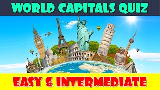 Guess the World Capitals Quiz Part 1 [upl. by Atiuqehs]