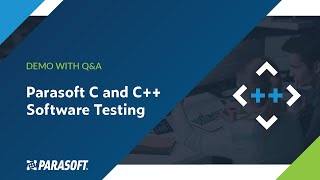 C and C Software Testing Demo  Parasoft [upl. by Neirrad]