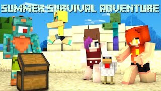 THE ADVENTURE BEGINS  Minecraft Summer Survival w The Taco Crew [upl. by Quintilla824]