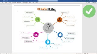 Mapa mental en Word [upl. by Nyladam866]