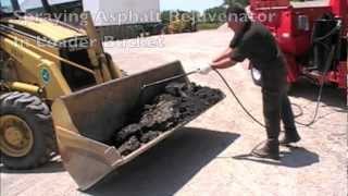 Asphalt Recycling Demonstration Featuring the Asphalt Rejuvenator  Release Agent Spray System [upl. by Jeraldine289]