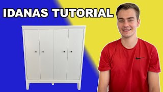 IKEAs Idanäs Cabinet With BiFolding Doors Tutorial [upl. by Leihcar]