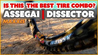 The Best Mountain Bike Tire Combo Maxxis Assegai amp Dissector [upl. by Atirres]