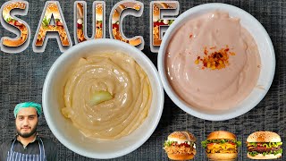 2 Sauce Recipe  Perfect for Zinger Burger Grill Burger and Beef burger Commercial [upl. by Akirrehs225]