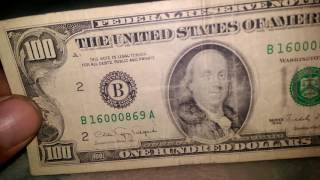 100 federal reserve note 1990 [upl. by Uaerraj227]